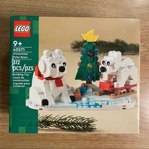 LEGO 40571 Wintertime Polar Bears Brand New Factory Sealed Ready to Ship